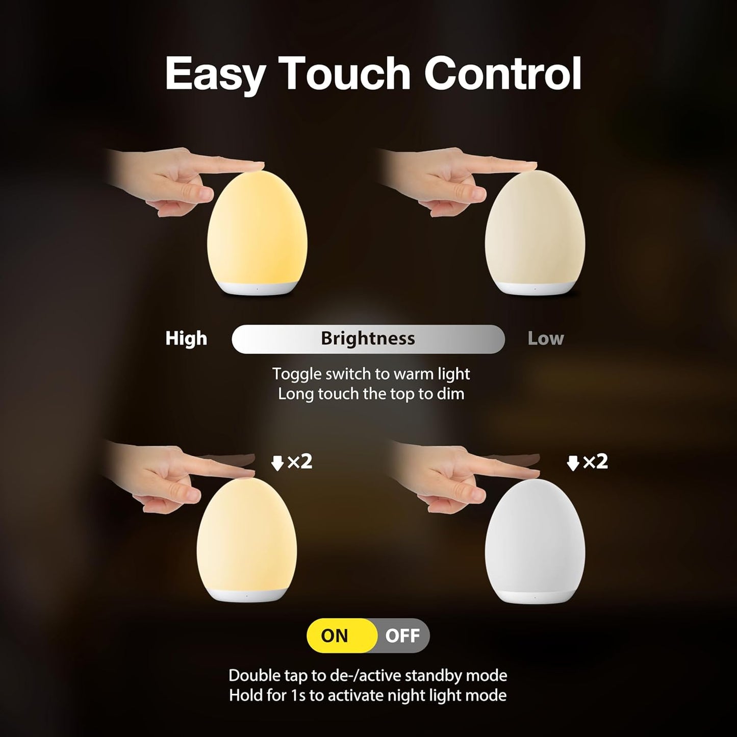 JolyWell night light for kids nursery
JolyWell rechargeable egg night lamp
BPA-free baby night light by JolyWell
JolyWell touch control nursery light
Portable JolyWell kids night lamp with RGB colors
Dimmable JolyWell night light for babies
JolyWell soft LED light for toddler room
Safe bedside night light by JolyWell
JolyWell baby room night light with 1-hour timer
Tap control color-changing night light by JolyWell